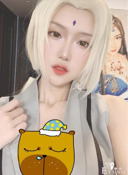 斗鱼二次元一姐腐团儿COS《火影忍者》纲手，水友：太还原了-3.jpg