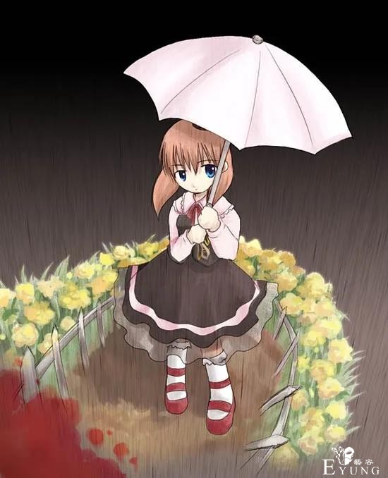 漫有GIF看似人畜无害的萝莉，实际却有着魔女人格右代宫真里亚-8.jpg