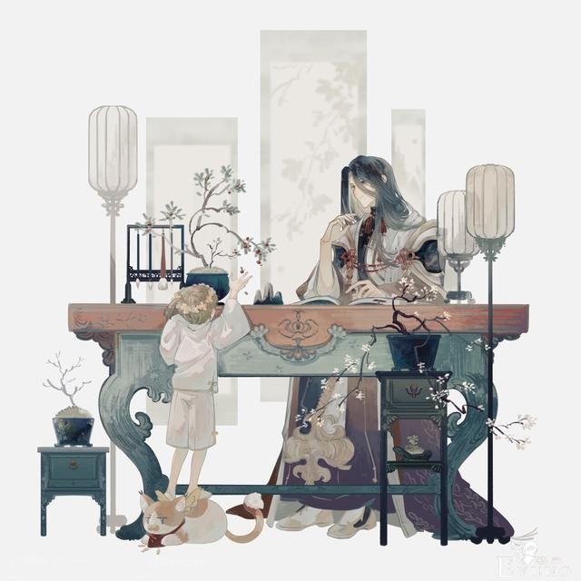非常棒的一组古风人物插画作品欣赏！画风唯美造型很有仙气-10.jpg