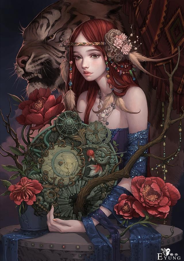 一组非常不错的国产人物插画作品欣赏！画技优秀值得收藏借鉴！-16.jpg