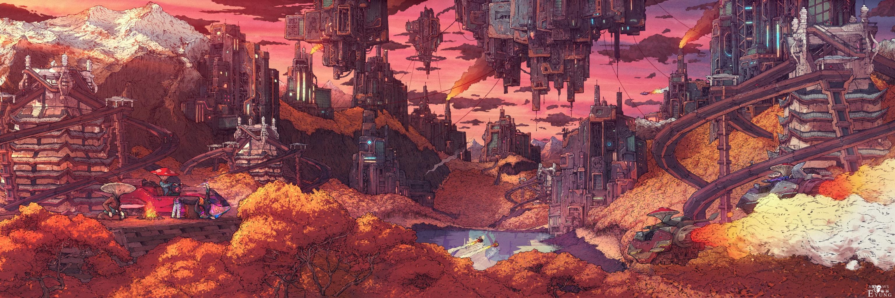 非常不错的一组动漫游戏场景插画欣赏！画技优秀场面震撼的大作-11.jpg