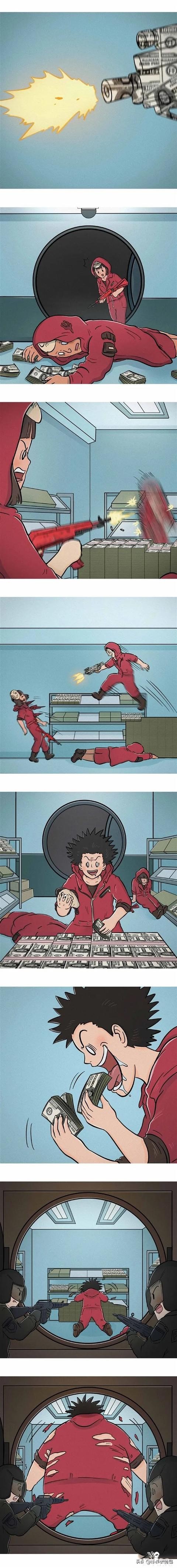 「无声漫画」黑吃黑的银行劫匪-2.jpg