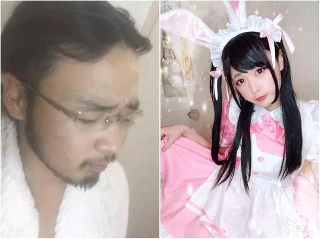 日本女装大佬吸粉40多万！前一秒是大叔，后一秒变萌萝莉-6.jpg