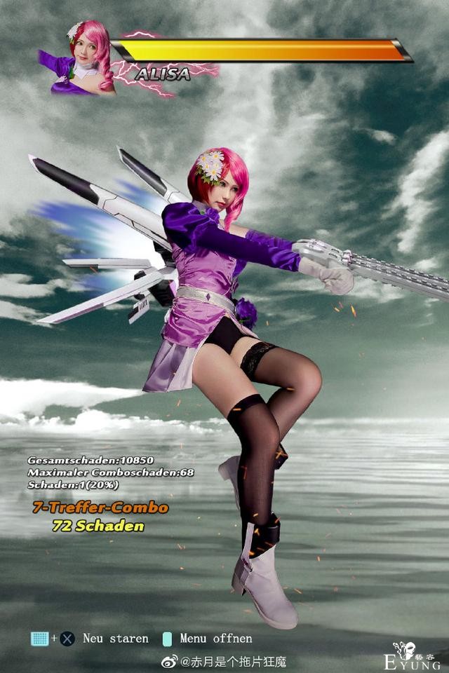 爷青回，《铁拳》阿丽莎cos，太可爱啦连可拆卸都还原出来了-2.jpg