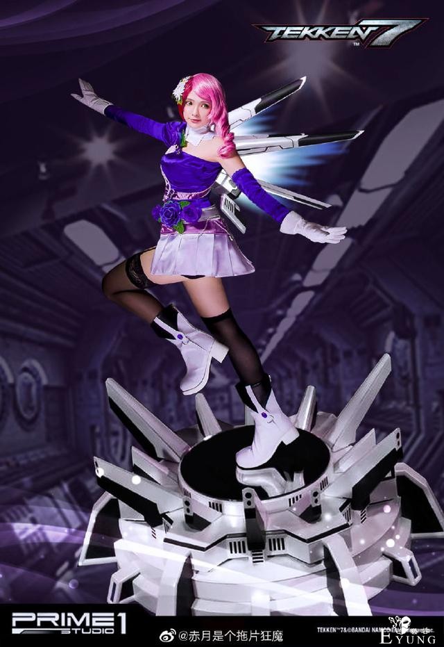 爷青回，《铁拳》阿丽莎cos，太可爱啦连可拆卸都还原出来了-3.jpg