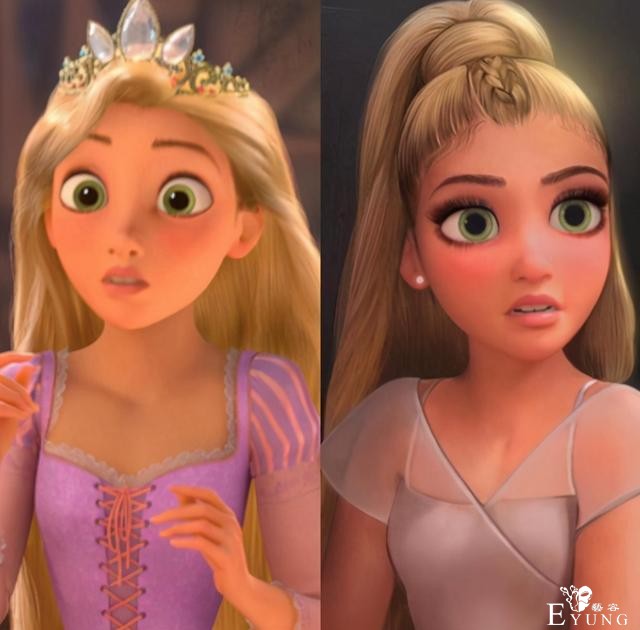 当迪士尼公主穿越到现代，艾莎女王好时尚，木兰的扮相有点吓人-2.jpg