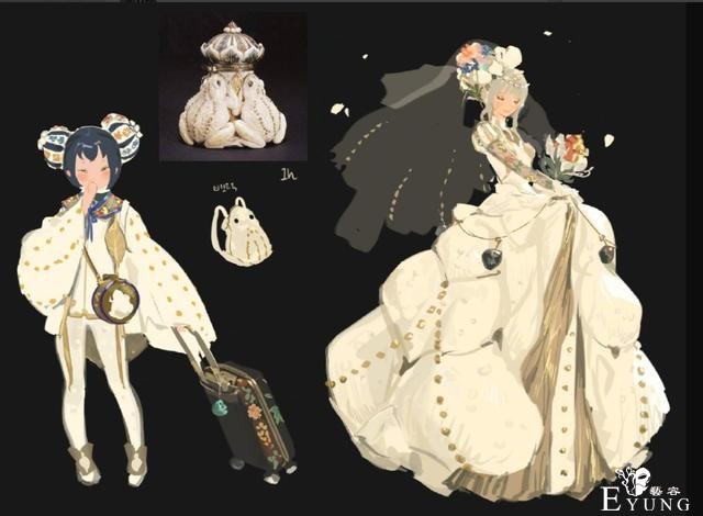 画师大佬将古董拟人化，水瓶画风萌萌哒，香水瓶简直太可爱-5.jpg