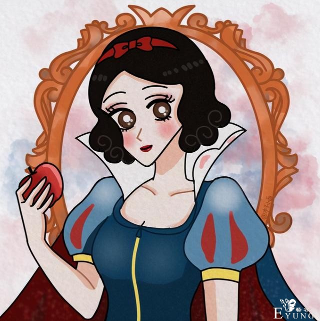 当迪士尼公主变成蜡笔小新画风，艾莎女王太可爱，最帅的当属木兰-5.jpg
