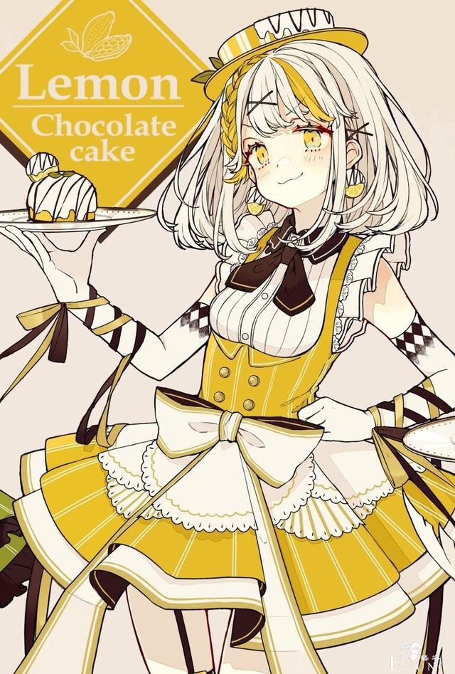 画师将甜品变成美少女，芒果布丁变双马尾，珍珠奶茶超可爱-1.jpg