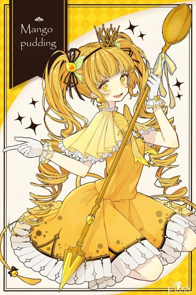 画师将甜品变成美少女，芒果布丁变双马尾，珍珠奶茶超可爱-3.jpg