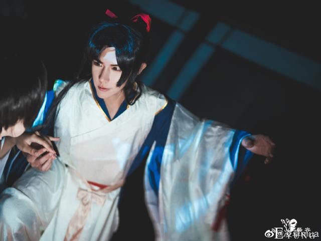 场景美如画，《阴阳师》阿离&贺茂义心cos，颜值太高了-3.jpg