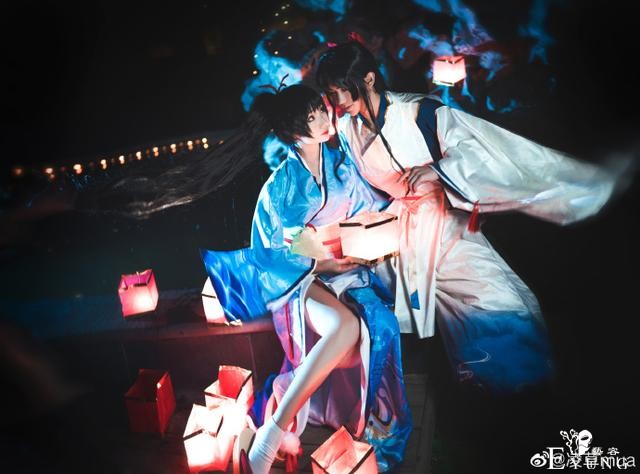 场景美如画，《阴阳师》阿离&贺茂义心cos，颜值太高了-11.jpg