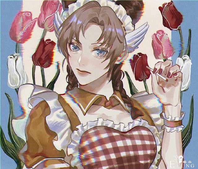JOJO：画师绘制不同画风的徐伦，女仆装萌萌哒，JK装超可爱-2.jpg