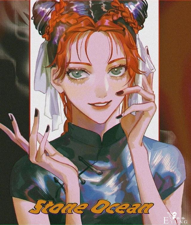 JOJO：画师绘制不同画风的徐伦，女仆装萌萌哒，JK装超可爱-4.jpg
