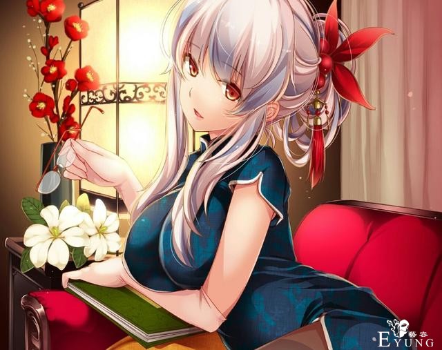 Cosplay旗袍遇上长袜，二次元中复古风，属于童真的妩媚-2.jpg
