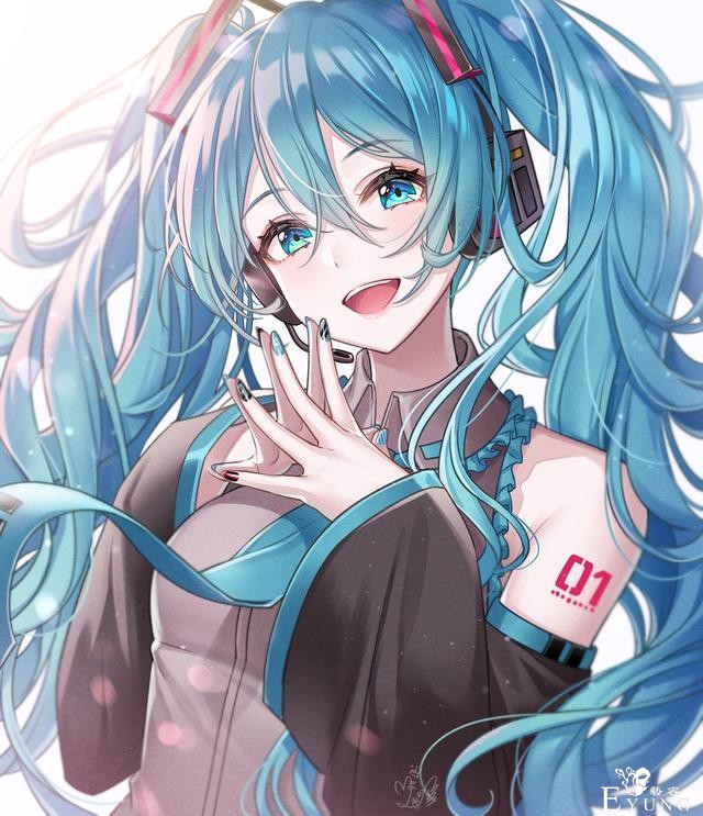 一组非常不错的“初音未来”同人插画作品！画面华丽造型漂亮-8.jpg