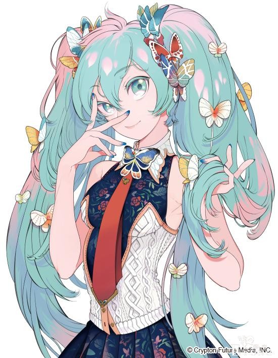 一组非常不错的“初音未来”同人插画作品！画面华丽造型漂亮-5.jpg