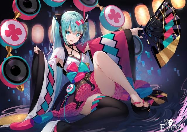 一组非常不错的“初音未来”同人插画作品！画面华丽造型漂亮-18.jpg