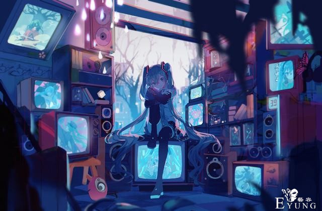 一组非常不错的“初音未来”同人插画作品！画面华丽造型漂亮-15.jpg