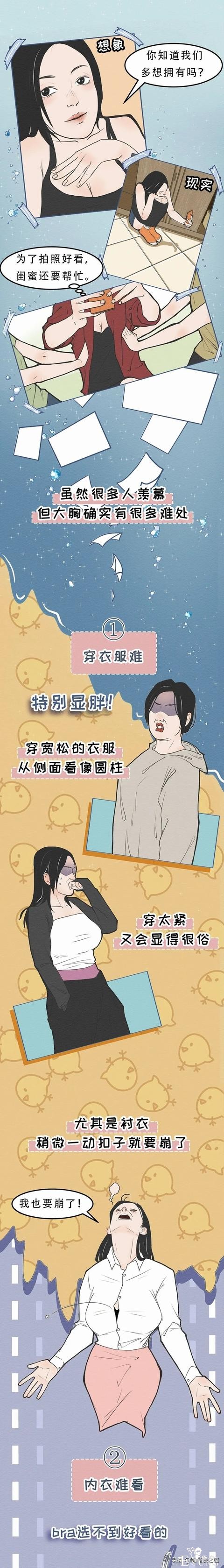 胸大的姑娘，真的愉快吗？（漫画）-2.jpg
