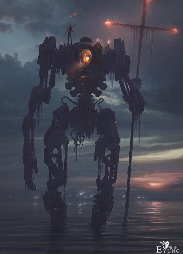 超帅的一组机械机甲插画作品！一起来感属于机甲的独特之美-3.jpg