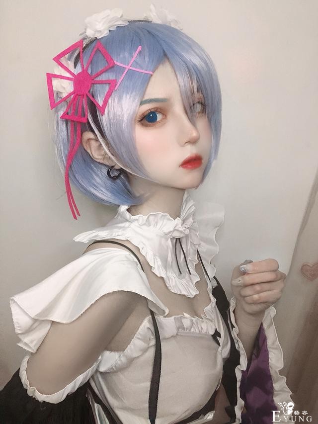 非常不错的三组日本人气动漫角色“雷姆”COS作品！造型很可爱-21.jpg