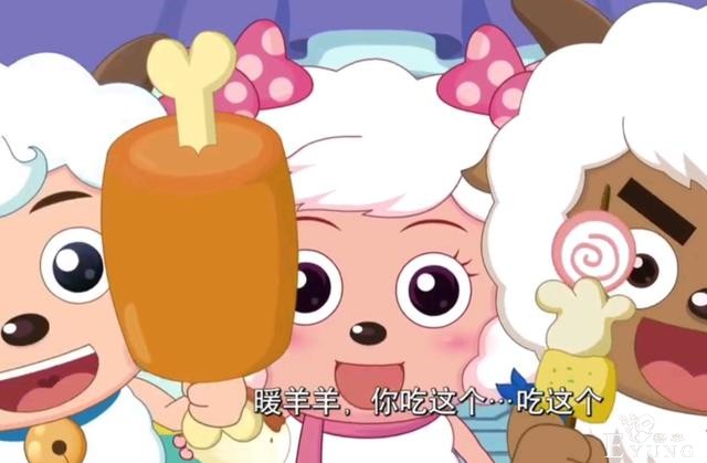 暖羊羊饿了，美羊羊掏出一块肉，网友吐槽：似乎哪里不对啊-1.jpg