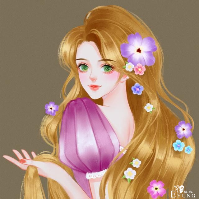 迪士尼公主们的发饰各有特点，贝儿戴王冠，小美人鱼戴海星-3.jpg