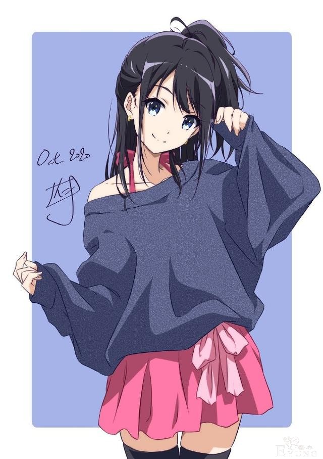 每个周五，这位画师大佬都会分享自己画的美少女-2.jpg