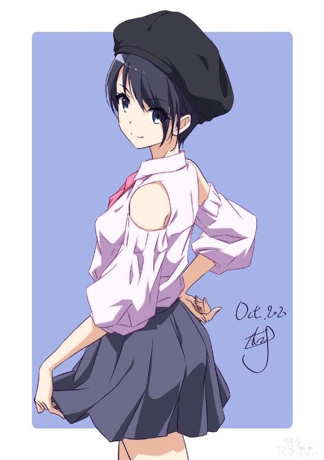 每个周五，这位画师大佬都会分享自己画的美少女-5.jpg