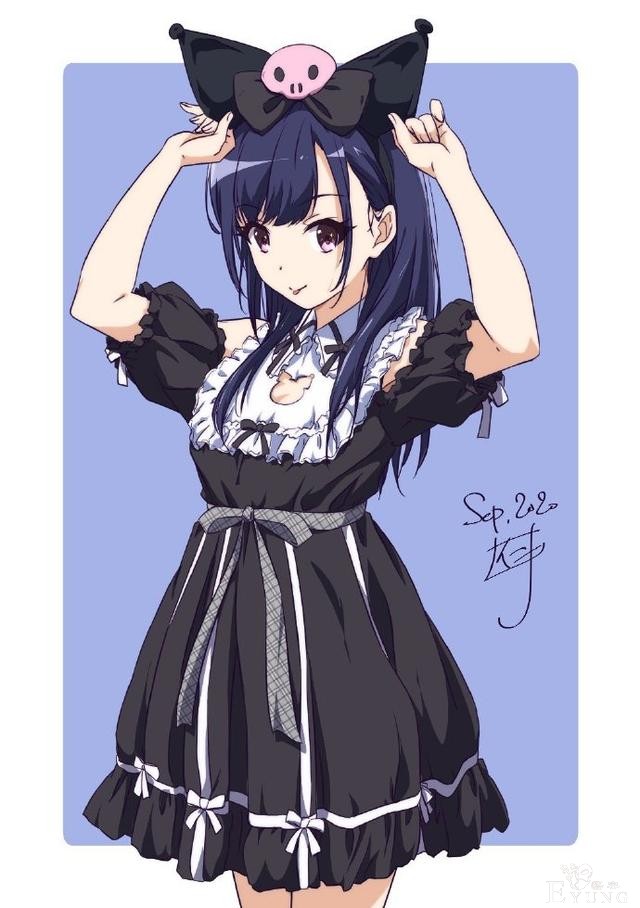 每个周五，这位画师大佬都会分享自己画的美少女-7.jpg