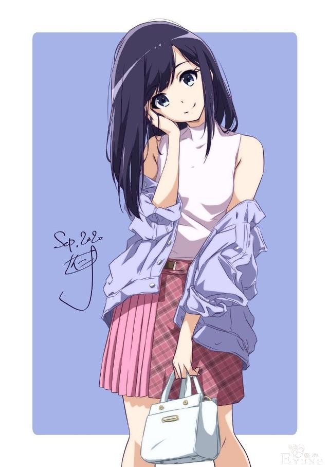 每个周五，这位画师大佬都会分享自己画的美少女-8.jpg