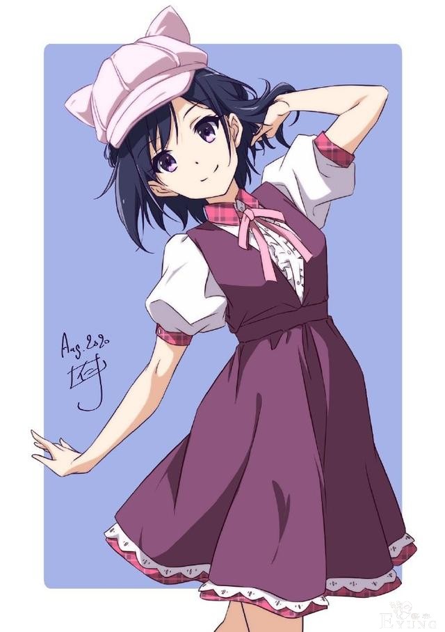 每个周五，这位画师大佬都会分享自己画的美少女-12.jpg