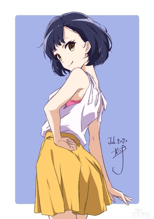 每个周五，这位画师大佬都会分享自己画的美少女-15.jpg