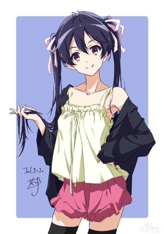 每个周五，这位画师大佬都会分享自己画的美少女-14.jpg