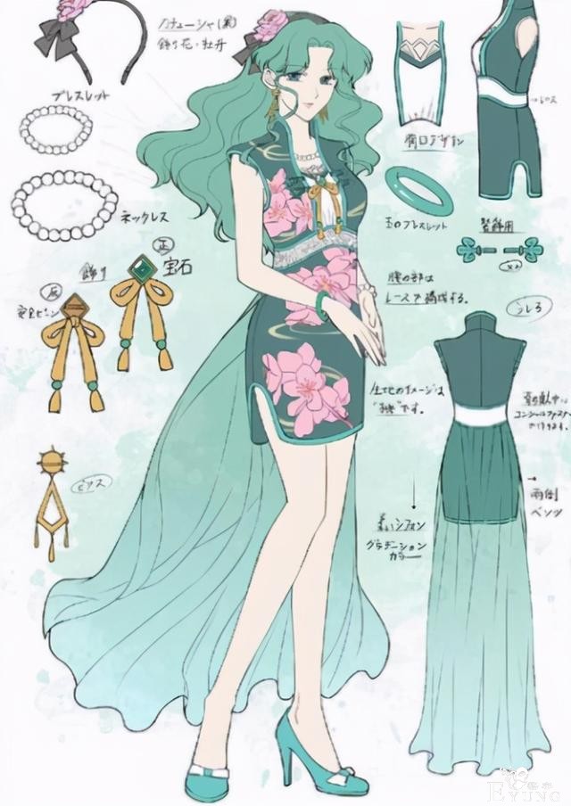 当美少女战士穿上旗袍，月野兔看着萌萌哒，但我最爱天王遥-5.jpg
