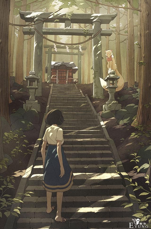 一组非常棒的场景插画作品欣赏！风格多样画风精致值得一看-20.jpg