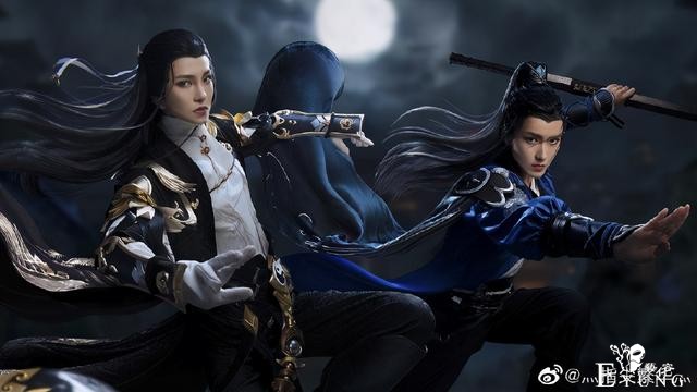 《一梦江湖》武当&华山cos，冷峻有范，一转身帅气到惊艳-3.jpg