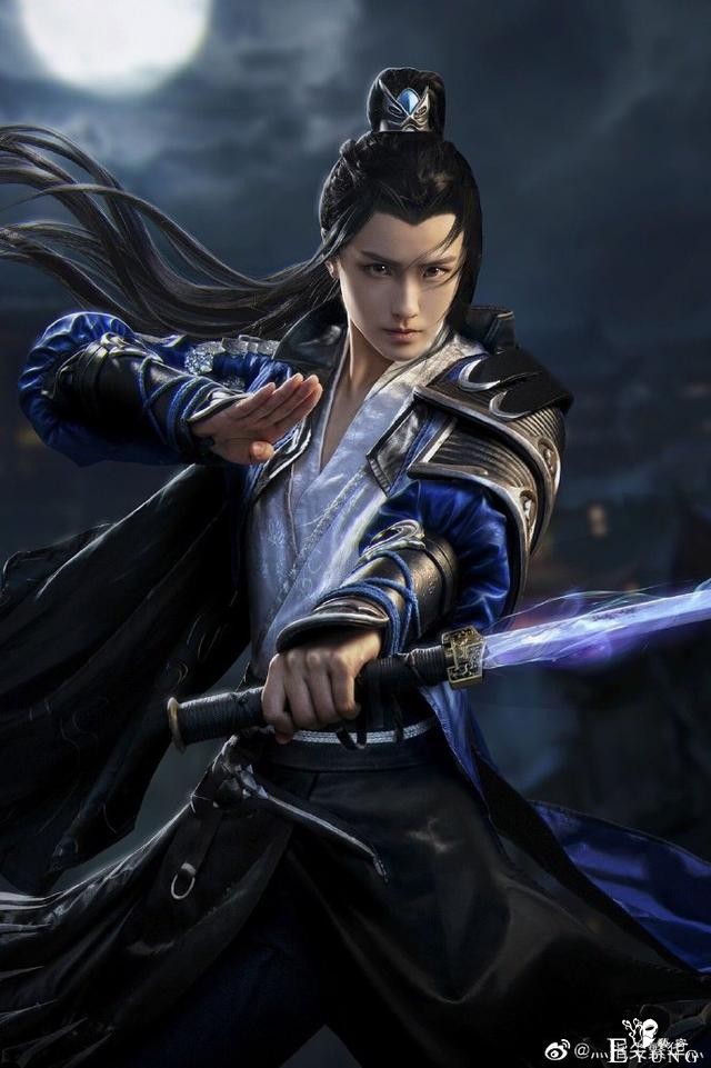 《一梦江湖》武当&华山cos，冷峻有范，一转身帅气到惊艳-6.jpg