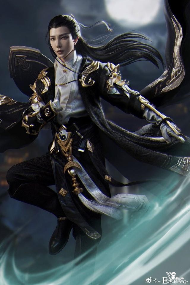 《一梦江湖》武当&华山cos，冷峻有范，一转身帅气到惊艳-9.jpg