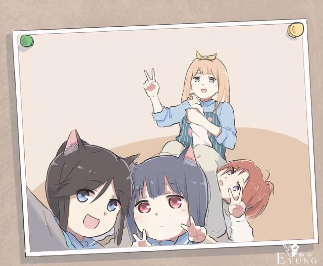 上厕所被猫咪围观，画师大佬把这个场景用动漫的方式画了下来-7.jpg