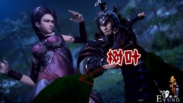 秦时明月：惊鲵战王离升级，全程“树叶”表现最佳，这马赛克真牛-3.jpg