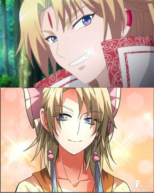 国漫女装大佬前后变装对比，两位可男可女，一位比焰灵姬还要美！-4.jpg