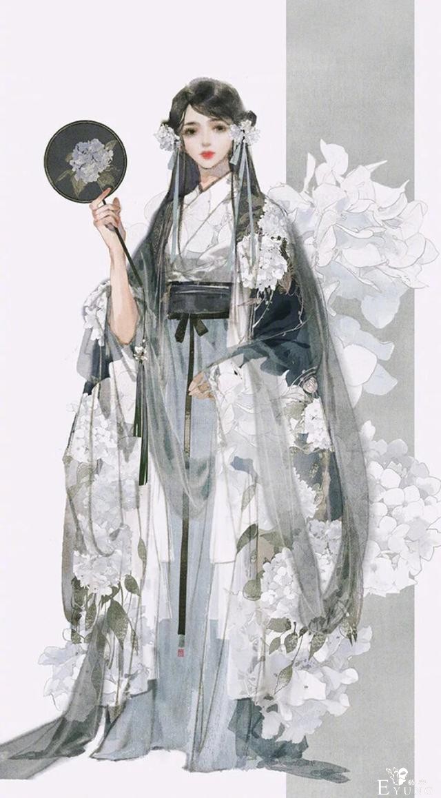 充满古风美的一组人物插画作品欣赏！造型唯美画面很有韵味-8.jpg
