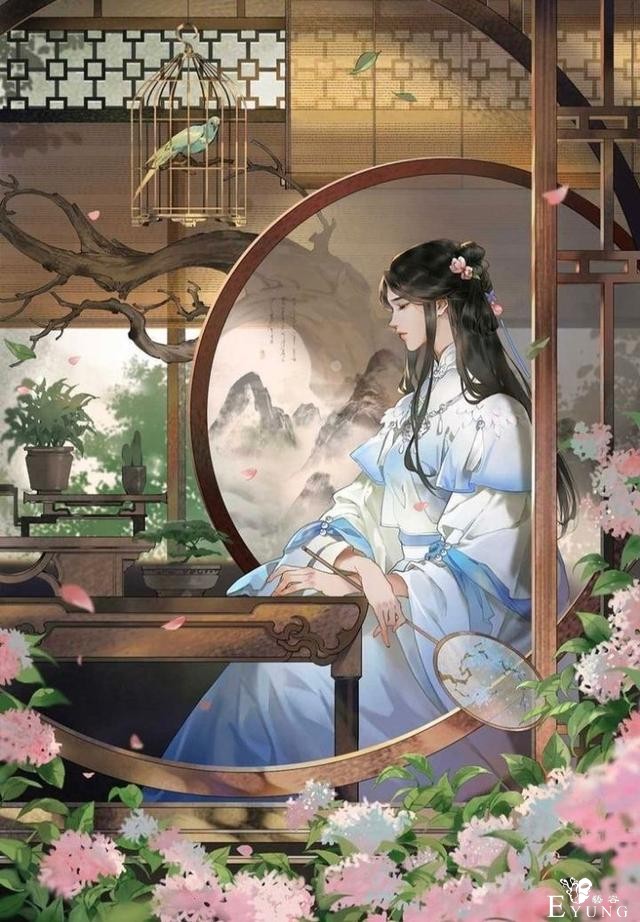 充满古风美的一组人物插画作品欣赏！造型唯美画面很有韵味-10.jpg