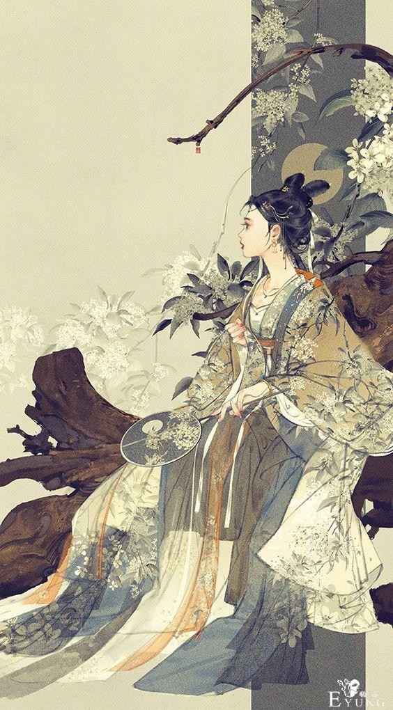 充满古风美的一组人物插画作品欣赏！造型唯美画面很有韵味-12.jpg