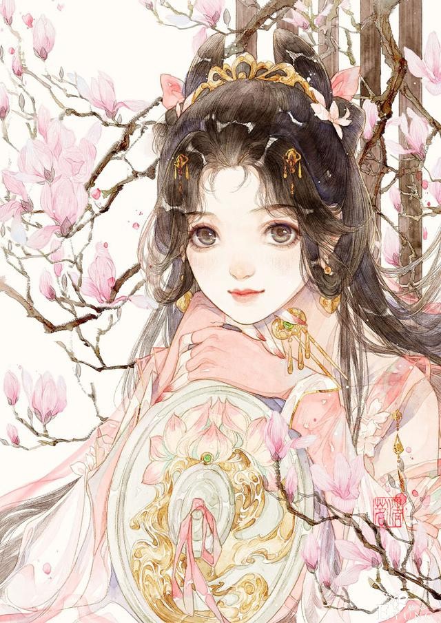 充满古风美的一组人物插画作品欣赏！造型唯美画面很有韵味-16.jpg