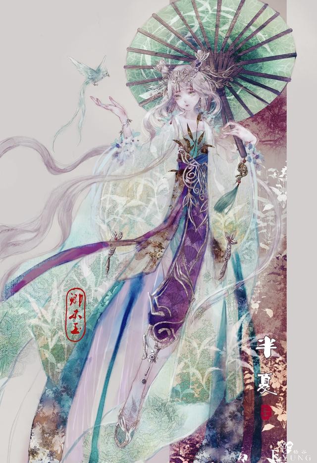 充满古风美的一组人物插画作品欣赏！造型唯美画面很有韵味-20.jpg