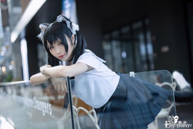 清甜兽耳小可爱，猫系JK女生，太有灵气了啦-1.jpg