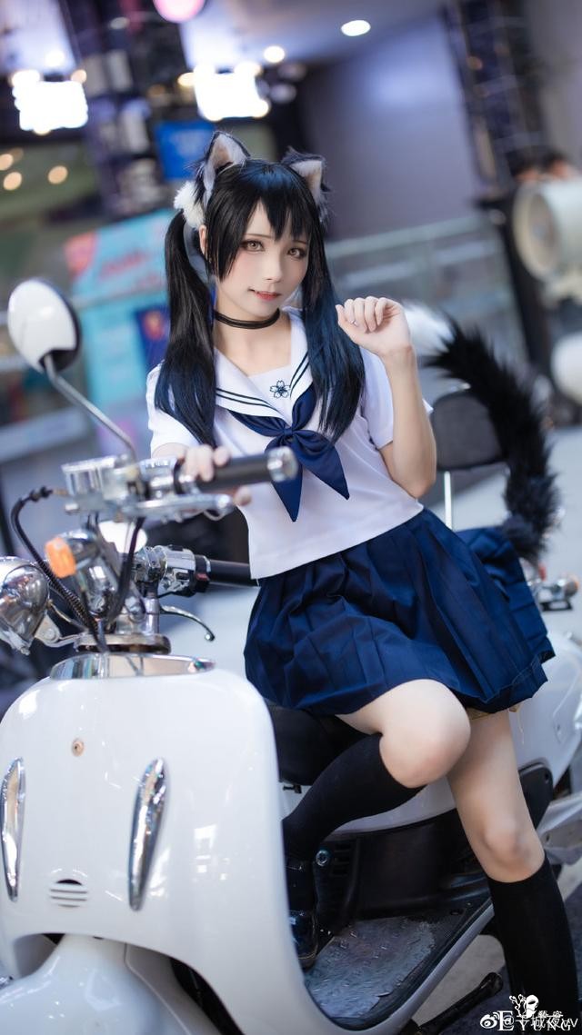 清甜兽耳小可爱，猫系JK女生，太有灵气了啦-2.jpg
